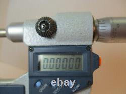 MITUTOYO Digital Micrometer 0 1 x. 00005 Grads, # 406-721-30, Electronic EC