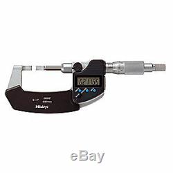 MITUTOYO Digital Micrometer, Blade, 0 to 1 In, SPC, 422-330-30