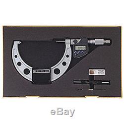 MITUTOYO Digital Micrometer, Outside, 4 to 5 In, SPC, 293-350-30