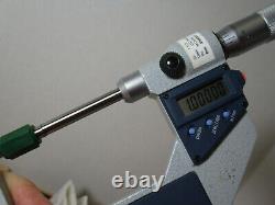 MITUTOYO Electronic Digital Outside Micrometer 1-2, # 406-722-30.00005 Grads