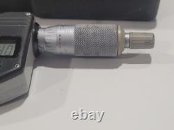 MITUTOYO Electronic Micrometer, 0-1 Inch, IP65 Coolant Proof