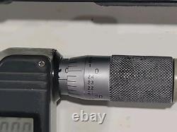 MITUTOYO Electronic Micrometer, 0-1 Inch, IP65 Coolant Proof