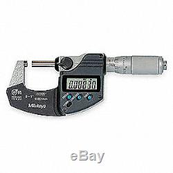 MITUTOYO Electronic Micrometer, IP65,0-1 In, 293-344-30