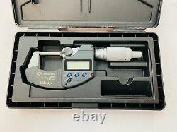 MITUTOYO IP65 Digital Outside Micrometer Range 0 in to 1 in, coolant proof