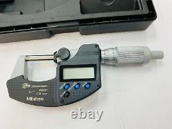 MITUTOYO IP65 Digital Outside Micrometer Range 0 in to 1 in, coolant proof