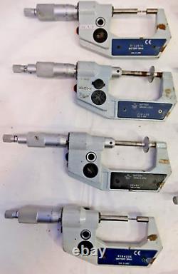 MITUTOYO Micrometers, Mixed Lot of 9, FOR PARTS/ REPAIR