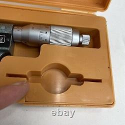MITUTOYO Micron Micrometer, 0-25mm Range, 0.0001mm Vintage RARE Japan