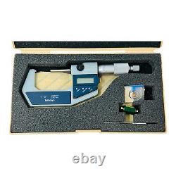 MITUTOYO NO. 293-722-30 DIGITAL MICROMETER 1 2 withCASE