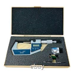 MITUTOYO NO. 293-722-30 DIGITAL MICROMETER 1 2 withCASE