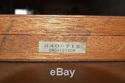 MITUTOYO NO. 340-712 DIGITAL OD MICROMETER 6 12 RANGE. 0001 SET With STANDARDS