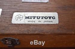 MITUTOYO NO. 340-712 DIGITAL OD MICROMETER 6 12 RANGE. 0001 SET With STANDARDS