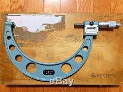 MITUTOYO Outside Micrometer 7-8 Digital Counter/Analog USED/Working Condition