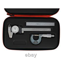 MITUTOYO Precision Measuring Tool Kit, 0 to 1 832F48