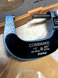 Machinist Tool Mitutoyo 1-2 Digit Counter COMBIMIKE Micrometer (NOS) 159-212