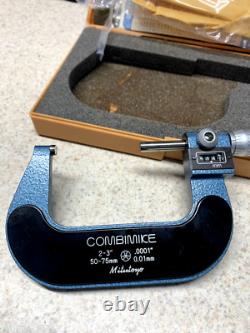 Machinist Tool Mitutoyo 2-3 Digit Counter COMBIMIKE Micrometer (NOS) 159-213
