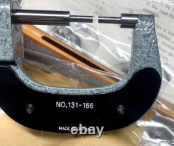 Machinist Tool Mitutoyo Digit 0-1 Micrometer 131-166 /. 118 Diameter Heads NOS