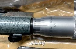 Machinist Tool Mitutoyo Digit 0-1 Micrometer 131-166 /. 118 Diameter Heads NOS