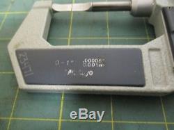 Machinist Tools Digital Blade Micrometer Mitutoyo 0-1.00005 422-311