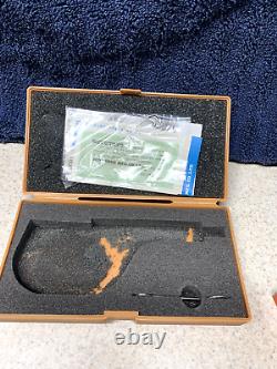 Machinist Tools Mitutoyo 0-1 Digit Counter Point Micrometer, (NOS) 142-177