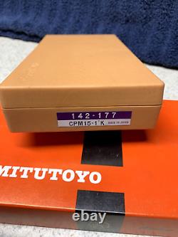 Machinist Tools Mitutoyo 0-1 Digit Counter Point Micrometer, (NOS) 142-177