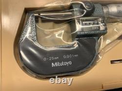 Machinist Tools Mitutoyo 0-25mm Digit Micrometer 193-111 (NOS) 0.001