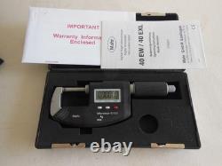 Mahr 4151700 Micromar 40EW Digital Micrometer, 0-1 Range. 00005 Res