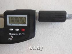Mahr 4151700 Micromar 40EW Digital Micrometer, 0-1 Range. 00005 Res