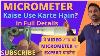 Micrometer Kaise Use Karte Hain How To Use Micrometer How To Use Micrometer Hindi Micrometer