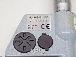 Mint Mitutoyo 0-1 Digital Sheetmetal 6 Yoke Micrometer With Case 389-711-30