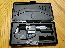 Mituotyo Digital Micrometer 0-1 Inch, Model 293-335-30, Spc Output, Ip65