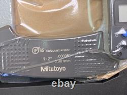 Mituoyo 293-345-30 1-2 IP65.0005 Grad Digital Micrometer