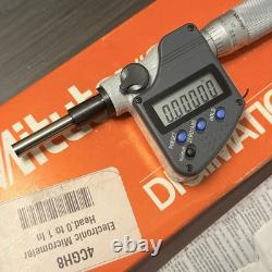 Mitutoyo 0-1.00005 Digital Micrometer Head Digimatic 350-351-30
