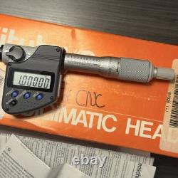 Mitutoyo 0-1.00005 Digital Micrometer Head Digimatic 350-351-30