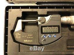 Mitutoyo 0-1 293-344 IP65 Coolant Proof Digital Micrometer