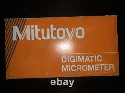 Mitutoyo 0-1 Digimatic Mic IP65 Dust & Waterproof 293-348-30. Friction