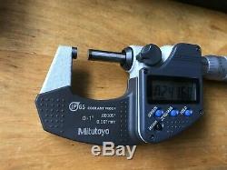 Mitutoyo 0-1 Digimatic Micrometer 293-340-30 IP65 Coolant Proof. 00005 Digital