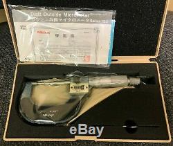 Mitutoyo 0-1 Digit Spline Micrometer. 0001 Grad #131-166