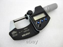 Mitutoyo 0 1 Digital Micrometer 293-348 Made in Japan