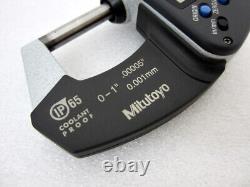 Mitutoyo 0 1 Digital Micrometer 293-348 Made in Japan