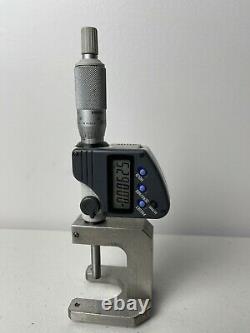 Mitutoyo 0-1 Digital Micrometer Head 0.00005 PLUS CUSTOM BASE 350-351-10