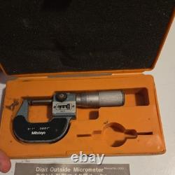Mitutoyo 0-1 Digital Outside Micrometer 295-253 with Case
