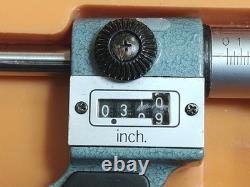 Mitutoyo 0-1 Spherical Face Micrometer With Mechanical Digital Reading