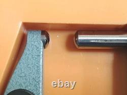 Mitutoyo 0-1 Spherical Face Micrometer With Mechanical Digital Reading
