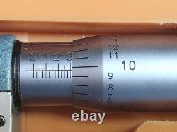 Mitutoyo 0-1 Spherical Face Micrometer With Mechanical Digital Reading