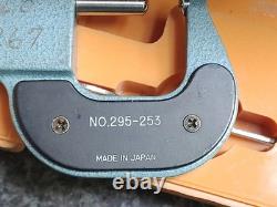 Mitutoyo 0-1 Spherical Face Micrometer With Mechanical Digital Reading