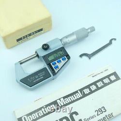 Mitutoyo 0-25mm 0-1 Outside Micrometer No. 293-601