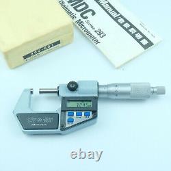 Mitutoyo 0-25mm 0-1 Outside Micrometer No. 293-601