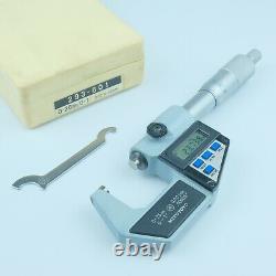 Mitutoyo 0-25mm 0-1 Outside Micrometer No. 293-601