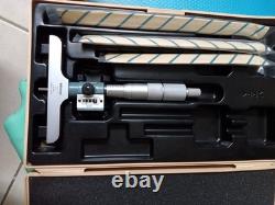 Mitutoyo 0-4 Micrometer Digit Depth Gage Set 229-131 DMC4-4K