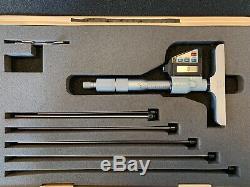 Mitutoyo 0-6 Digital Depth Micrometer withSPC Data Output, Retail $840